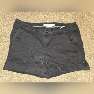 torrid Black Cuffed Utility Shorts